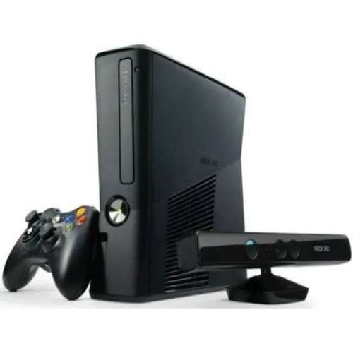 X BOX 360 S 250 GB GOOD  CONDITION WITH 1 CONTROLLER AND KINECT