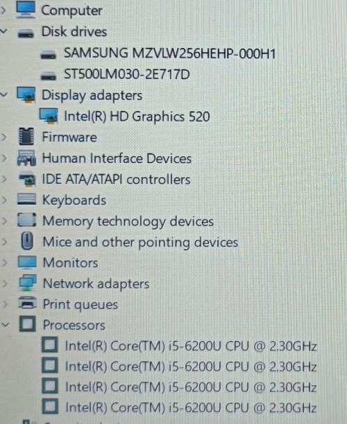 HP EliteBook 840 G3, Intel i5-6200U@2.3GHz. 8GB RAM, 256GB M.2 SSD, 500GB HDD, 14` FHD Display