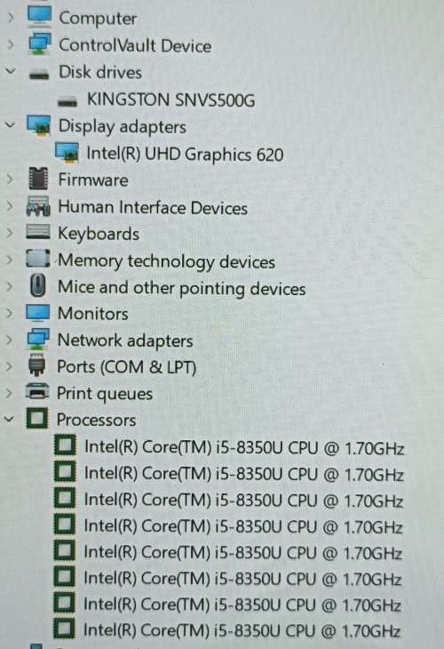 Dell Latitude 5490, 8th Gen Intel i5@1.7GHz, 12GB RAM, 500GB m,2 NVMe SSD, 14` FHD Display, Win11