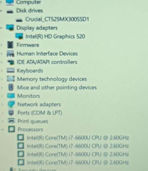 HP EliteBook 850G3, 6th Gen Intel i7-6600U@2.6GHz, 8GB RAM, 500GB SSD, 15.6` FHD Display, Win11