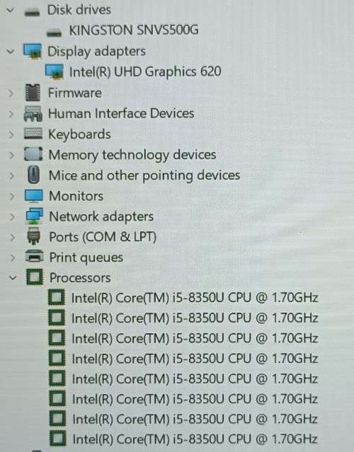 Dell Latitude 5490, 8th Gen Intel i5-8350U, 12GB RAM, 500GB m.2 SSD, 14` FHD LED Display, Windows 11
