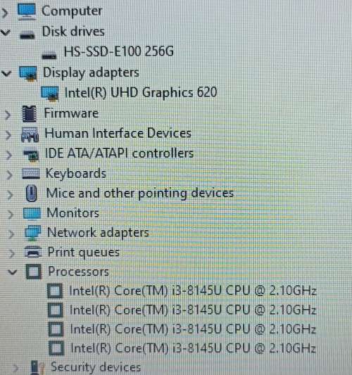 Lenovo IdeaPad S145, 8th Gen i3-8145U@2.1GHz, 8GB RAM, 256GB SSD, 15.6`