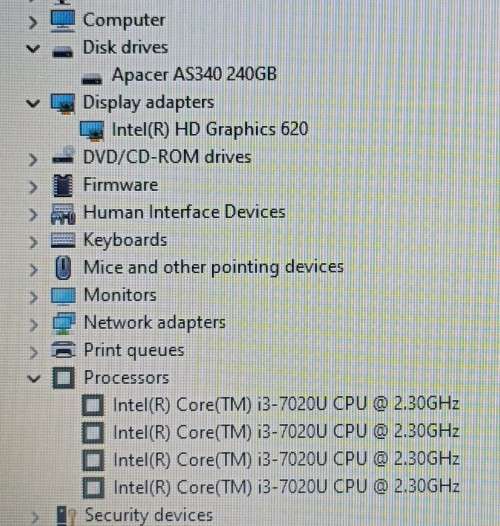 HP 250G7, 7th Gen Intel i3-7020U@2.3GHz, 8GB RAM, 240GB SSG, 15.6` HD Display, Windows 11