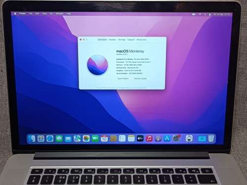 MacBook Pro (Retina) Mid 2015, Intel i7 Quad Core @2.,2Ghz, 16GB RAM, 250GB SSD, 15.4` (2880x1800)