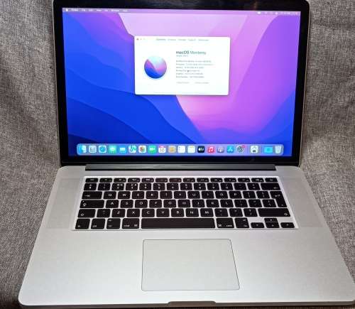 MacBook Pro (Retina) Mid 2015, Intel i7 Quad Core @2.,2Ghz, 16GB RAM, 250GB SSD, 15.4` (2880x1800)