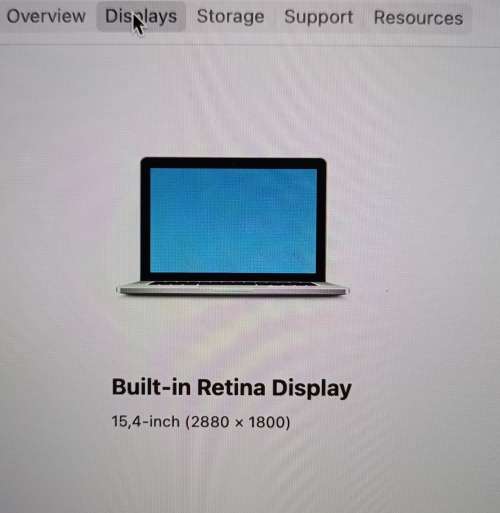 MacBook Pro (Retina) Mid 2015, Intel i7 Quad Core @2.,2Ghz, 16GB RAM, 250GB SSD, 15.4` (2880x1800)