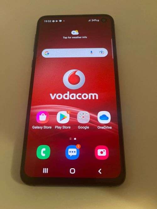 SAMSUNG S10e 128GB SINGLE SIM PRISM BLACK  MINT CONDITION