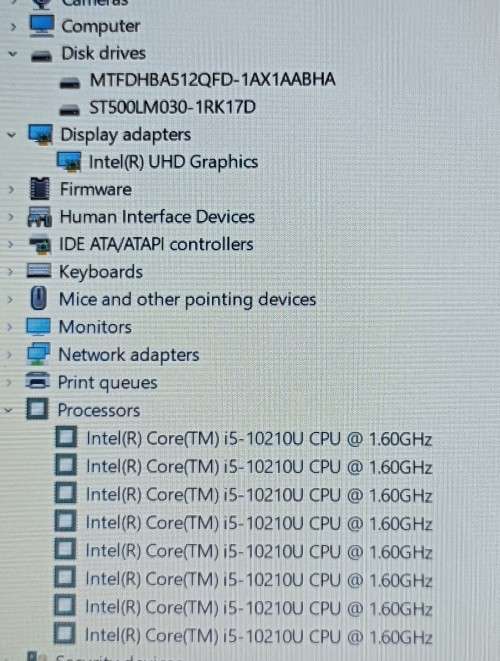 Lenovo ThinkPad E15, 10th Gen Intel i5-10210U@2.1GHz, 8GB RAM, 512GB NVMe SSD, 500GB HDD, 15.6 FHD
