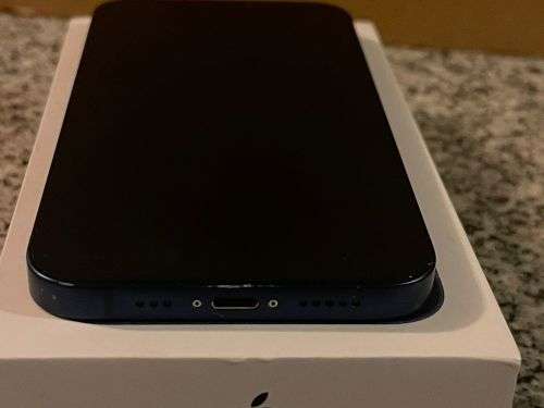 I PHONE 12 BLUE 128GB 87% BATTERY HEALTH