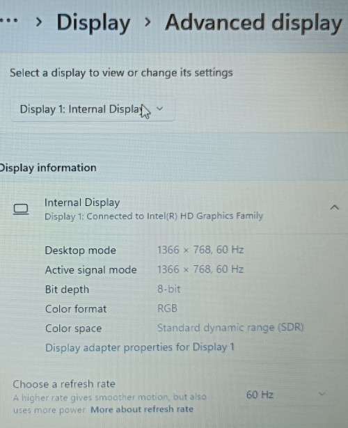 Asus X540LA, Intel i3-4005U@1.7GHz, 8GB RAM, 1TB HDD, 15.6` HD Display (1366x768) Windows 11