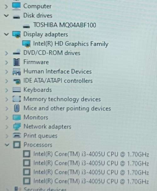 Asus X540LA, Intel i3-4005U@1.7GHz, 8GB RAM, 1TB HDD, 15.6` HD Display (1366x768) Windows 11