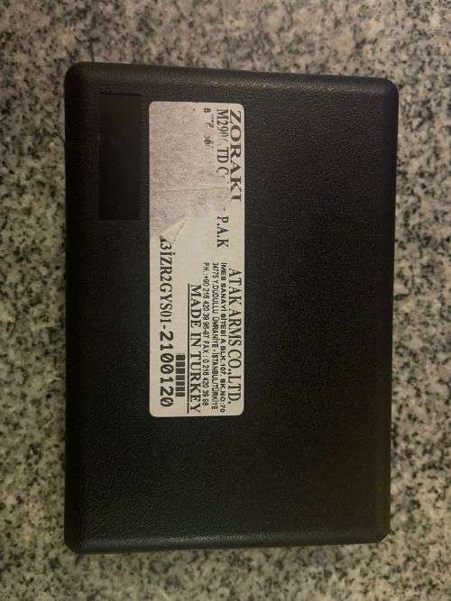 ZORAKI M2906 Semi-Auto Blank Pistol - Black Sounds Like a Real gun