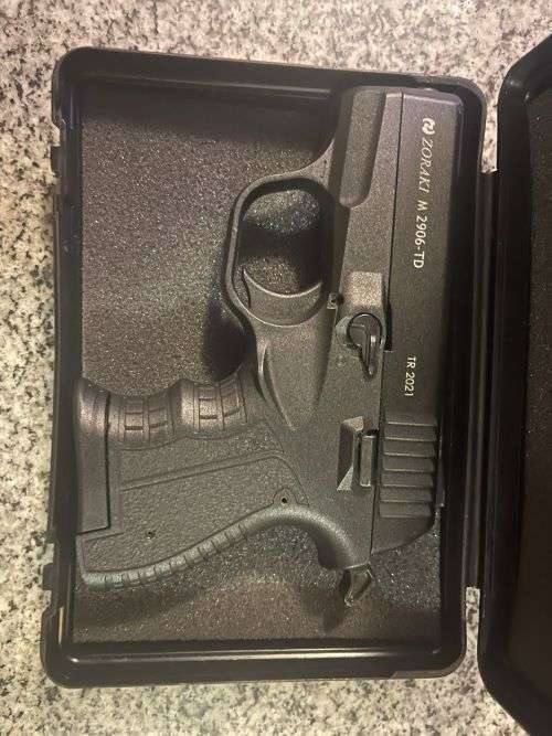 ZORAKI M2906 Semi-Auto Blank Pistol - Black Sounds Like a Real gun