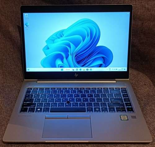HP EliteBook 840 G5, Intel i7-7500U@2.7GHz, 16GB RAM, 256GB m.2 SSD, 14` FHD Display, Windows 11