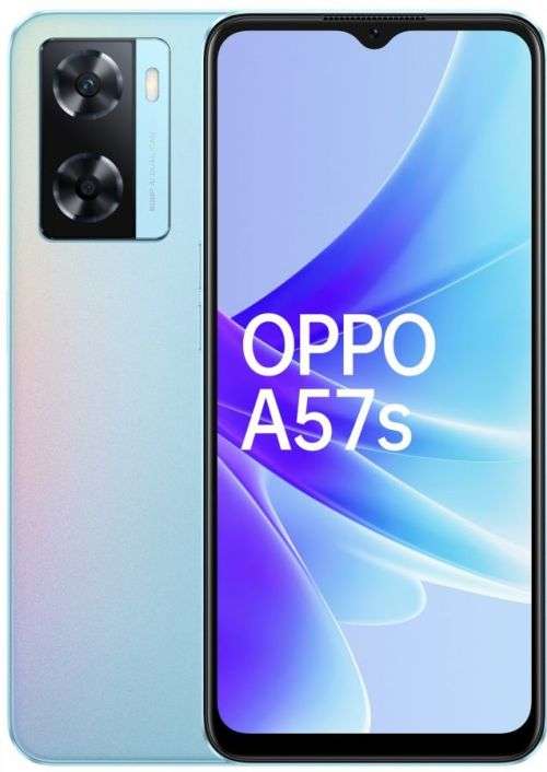 OPPO A57S CPH2385 DUAL SIM 4GB NRAM 128GB MEMORY SKY BLUE NEW SEALED