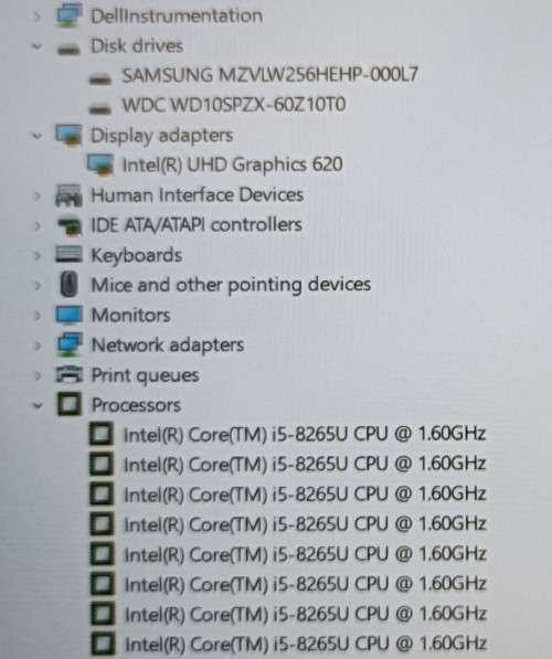 Dell Vostro 5581 8th Gen Intel Core i5-8265U, 8GB RAM, 256GB m.2 SSD, 1TB HDD, 15.6` FHD, Windows 10