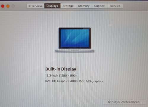 APPLE Macbook Pro A1278 Core i5-3210M, 4 GB RAM, 500 GB HDD,13.3 inch 1280x800 Display, OS X Catalin