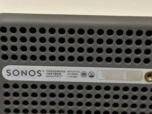 Sonos Play:3 -  Wireless Smart  Speaker for Streaming Music, Amazon Certified and Works With Alexa