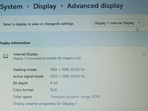 HP EliteBook 850G3, Intel i7-6600U@2.6GHz, 8GB RAM, 512GB m.2 SSD, 15.6` FHD Display, Windows 11