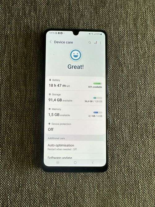 SAMSUNG A32 SINGLE SIM 4GB RAM 128GB MEMORY