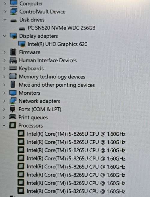 Dell Latitude 5400, 8th Gen i5-8265U, 16GB RAM, 256GB NVMe SSD, 14` FHD Display, Windows 11