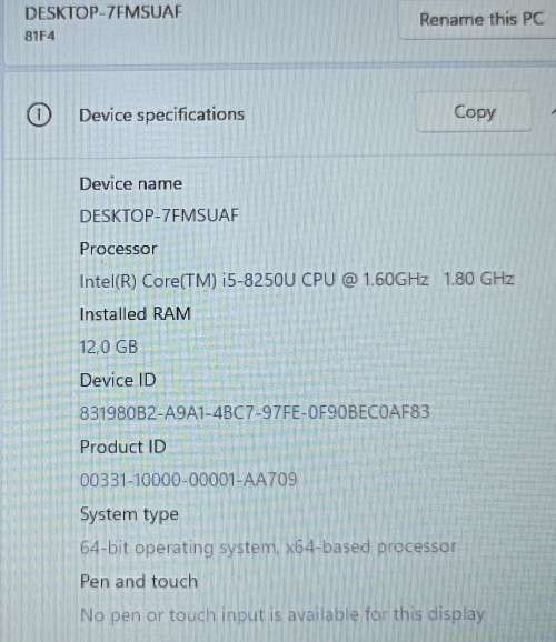 Lenovo IdeaPad 330s-14IKB, Intel 8th Gen i5-8250U@1.6GHz, 12GB RAM, 512 GB m.2 SSD, 14` HD Display