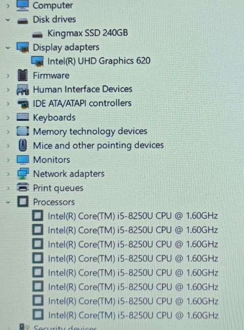 HP ProBook 450 G5, 8th Gen i5-8250U@1.6GHz, 8GB RAM, 240GB SSD, 15.6` FHD Display, Win 11