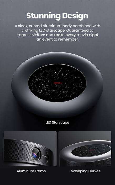 4K Projector, Anker Nebula Cosmos Max 4K UHD TV Home Theater/Entertainment Projector Mint Retail 55k