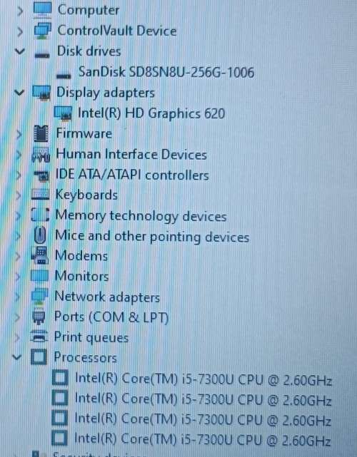 Dell Latitude 5480,  Intel i5-7300U@2.6GHz, 8GB RAM, 256GB m.2 SSD, 14`  HD Display, Win11