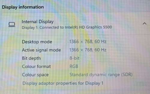 Dell Inspiron 3558, Nvidia 920m GPU, Intel i5-5200U@2.2GHz, 8GBH RAM, 1TB HDD, 15.6` HD Display