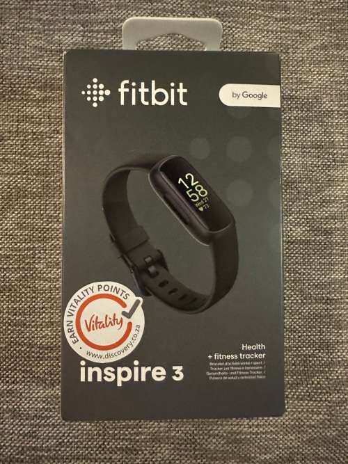 Fitbit Inspire 3 Health & Fitness Tracker Midnight Zen New Sealed