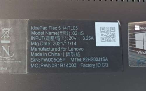 Touchsceen Lenovo IdeaPad Flex 5, 11th Gen i7-1165G7@2.8GHz, 16GB RASM, 512GB NVMe SSD, 14` FHD