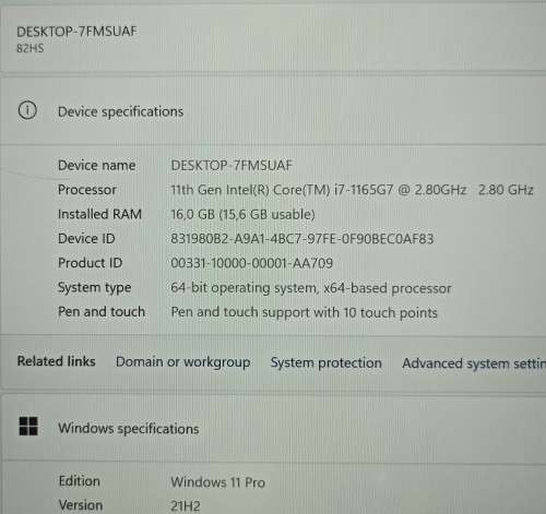 Touchsceen Lenovo IdeaPad Flex 5, 11th Gen i7-1165G7@2.8GHz, 16GB RASM, 512GB NVMe SSD, 14` FHD