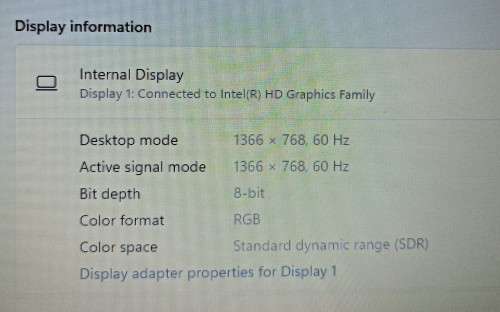 Acer Aspire E-1-572, Intel i5-4200U@1.6GHz, 8GB RAM, 1TB HDD, DVD-RW, 15.6` HD Display, Win11