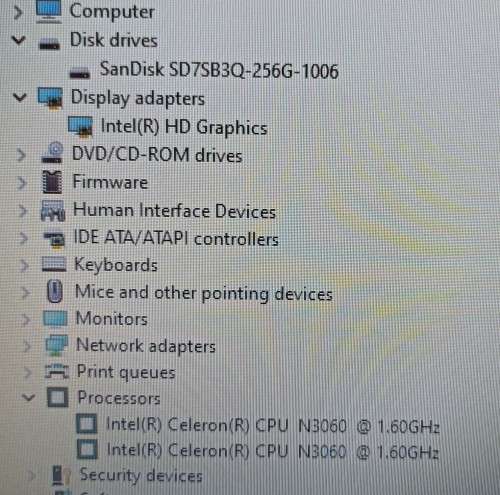 HP 15-ra0xx, Intel Celeron N3060@1.6GHz, 8GB RAM, 256GB SSD, 15.6` HD Display, CD-RW, Windows 10