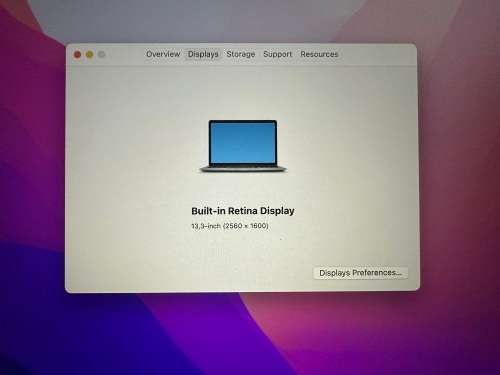 MACBOOK AIR 13 INCH M1 CHIP 8GB RAM 256GB SSD MINT AS NEW LOW CYCLE COUNT