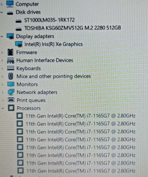 HP 15-dw3026ni, 11th Gen Core i7-1165G7@2.8GHz, 8GB RAM, 512GB SSD, 1TB HDD, 15` FHD Display, Win11