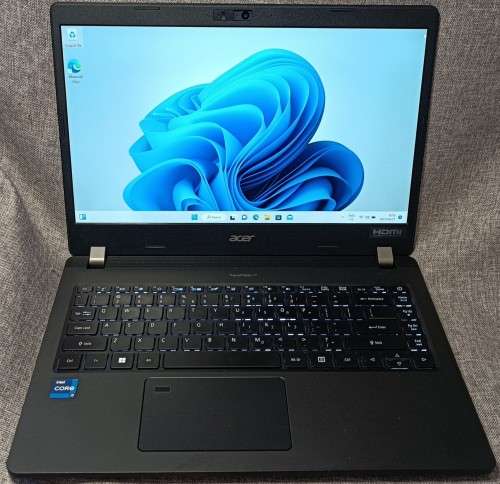Acer TravelMate P214-53, 11th Gen i7-1165G7@2.8GHz, 16GB RAM, 512GB NVMe SSD, 14` FHD Display, Win11