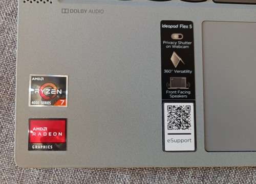 Touch Screen Lenovo IdeaPad Flex 5, Ryzen 7 4700U@2GHz, Radeon Graphics, 16GB RAM, 512GB NVMe SSD