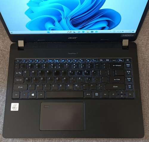 Acer TravelMate P214-52, 10th Gen i7-10510U@1.8GHz, 16GB RAM, 256GB NVMe SSD, 14` FHD Display, Win11