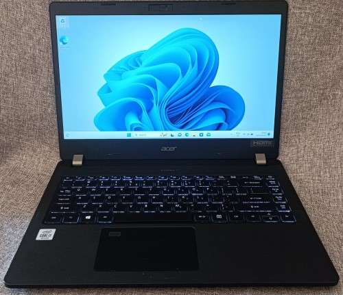 Acer TravelMate P214-52, 10th Gen i7-10510U@1.8GHz, 16GB RAM, 256GB NVMe SSD, 14` FHD Display, Win11