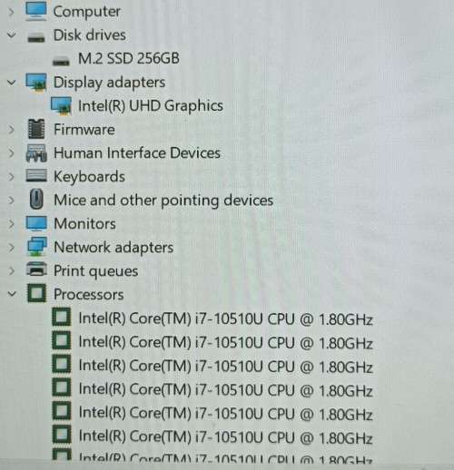 Acer TravelMate P214-52, 10th Gen i7-10510U@1.8GHz, 16GB RAM, 256GB NVMe SSD, 14` FHD Display, Win11
