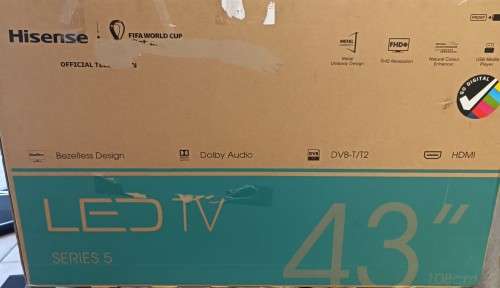 Hisense 43` A5200F Full HD LED TV with Digital Tuner (Non-Smart TV)