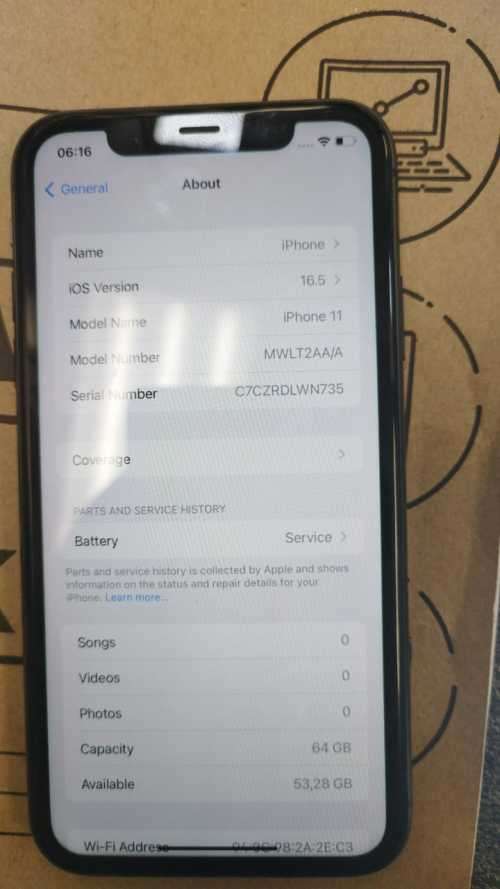 I PHONE 11 64GB 78% BATT HEALTH