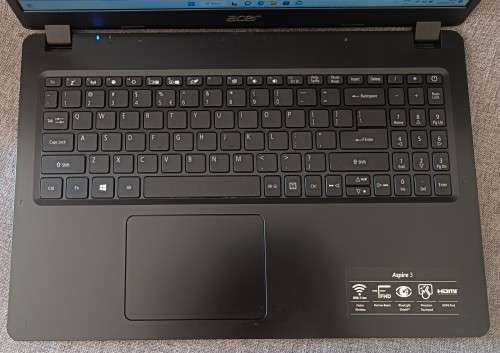 Acer Aspire A315-56, 10th Gen i3-1005G1@1.2GHz, 8GB RAM, 256GB SSD, 1TB HDD, 15` FHD Display, Win11