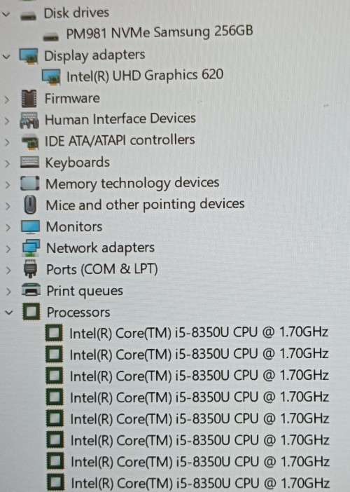 Dell Latitude 5490, 8th Gen i5-8350U@1.7GHz, 16GB RAM, 256GB m.2 SSD, 14` FHD Display, Windows 11