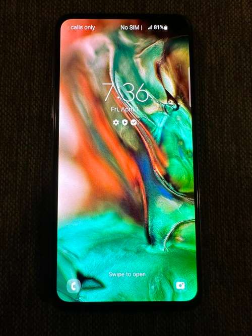 SAMSUNG S10e 128GB SINGLE SIM PRISM   MINT CONDITION