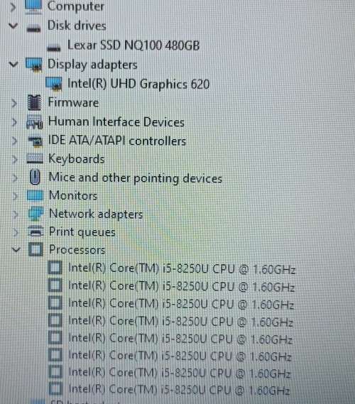 Asus Vivobook 15 X540UAR, 8th Gen i5-8250@1.6GHz, 8GB RAM, 480GB SSD, 15` HD Display, Win 11