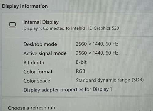 HP EliteBook 840G3,  14`QHD Display (2560x1440), i7-6500U@2.5GHz, 8GB RAM, 256GB NVMe SSD, Win11