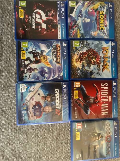 7  X PS4 GAMES